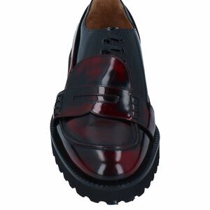 Maison Martin Margiela Black and Burgundy Loafers